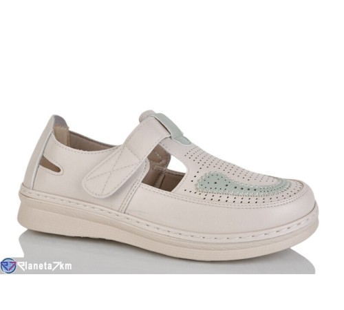 Туфлі жіночі на літо (8 пар р.37-42) бежевий  "Asito"