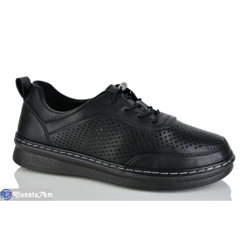 Туфлі жіночі на літо (8 пар р.37-42) чорний  "Asito"