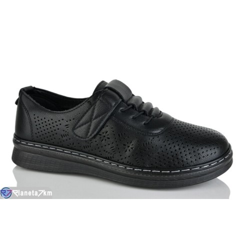 Туфлі жіночі на літо (8 пар р.37-42) чорний  "Asito"