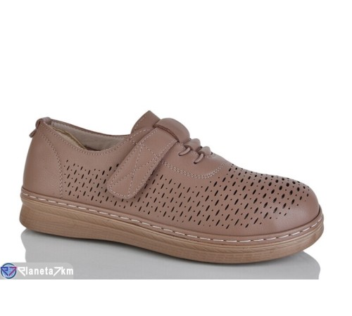 Туфлі жіночі на літо (8 пар р.37-42) коричневий  "Asito"