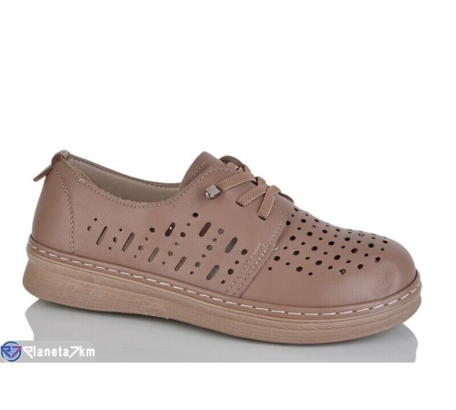 Туфлі жіночі на літо (8 пар р.37-42) коричневий  "Asito"