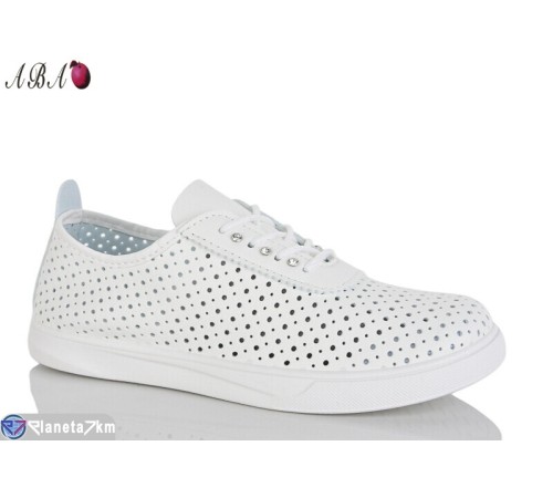 Кросівки жіночі на літо (8 пар р.37-41) білий  "Aba"