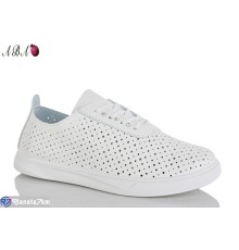 Кросівки жіночі на літо (8 пар р.37-41) білий  "Aba"