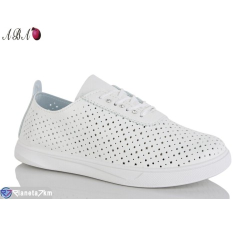 Кросівки жіночі на літо (8 пар р.37-41) білий  "Aba"