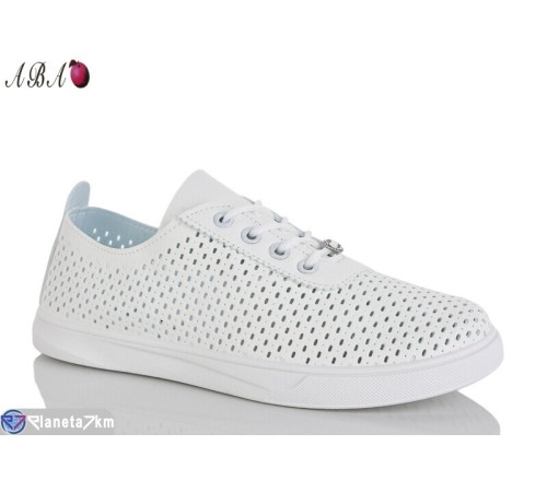 Кросівки жіночі на літо (8 пар р.37-41) білий  "Aba"
