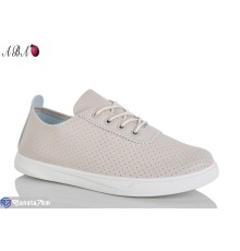 Кросівки жіночі на літо (8 пар р.37-41) бежевий  "Aba"