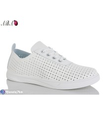 Кросівки жіночі на літо (8 пар р.37-41) білий  "Aba"