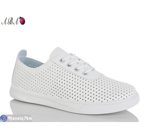 Кросівки жіночі на літо (8 пар р.37-41) білий  "Aba"