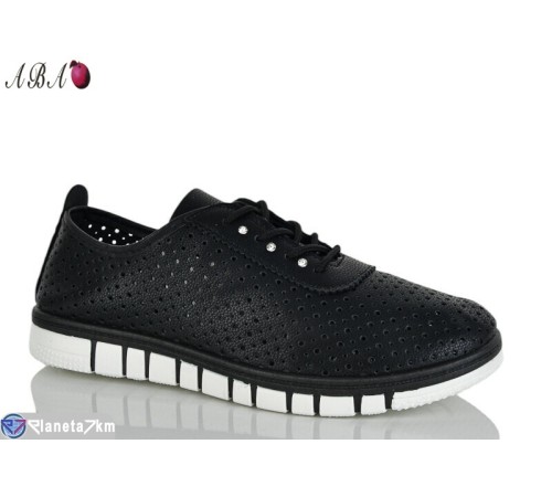 Кросівки жіночі на літо (8 пар р.37-41) чорний  "Aba"