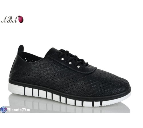 Кросівки жіночі на літо (8 пар р.37-41) чорний  "Aba"