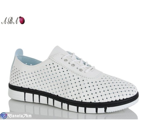 Кросівки жіночі на літо (8 пар р.37-41) білий  "Aba"