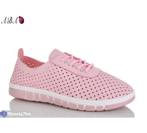 Кросівки жіночі на літо (8 пар р.37-41) рожевий  "Aba"