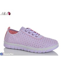Кросівки жіночі на літо (8 пар р.37-41) фіолетовий  "Aba"