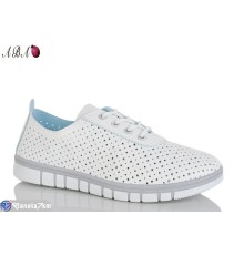 Кросівки жіночі на літо (8 пар р.37-41) білий  "Aba"