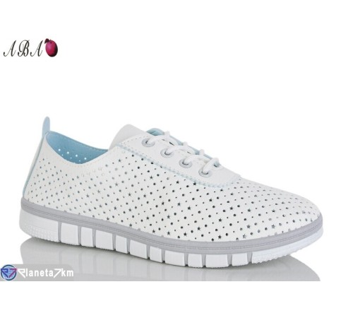 Кросівки жіночі на літо (8 пар р.37-41) білий  "Aba"