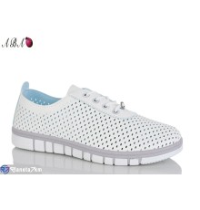 Кросівки жіночі на літо (8 пар р.37-41) білий  "Aba"