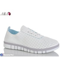 Кросівки жіночі на літо (8 пар р.37-41) білий  "Aba"