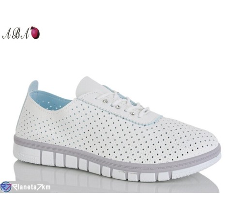 Кросівки жіночі на літо (8 пар р.37-41) білий  "Aba"