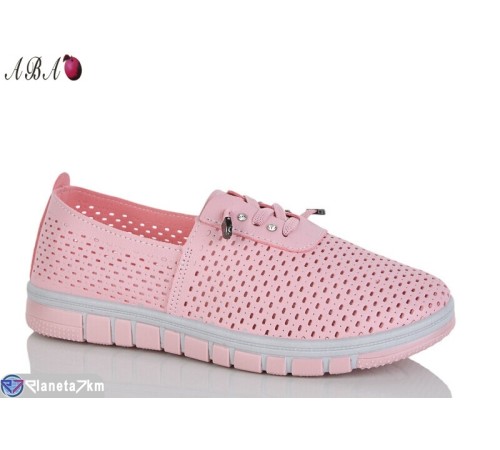 Кросівки жіночі на літо (8 пар р.37-41) рожевий  "Aba"
