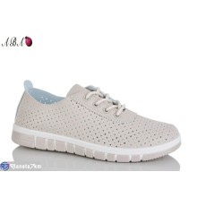 Кросівки жіночі на літо (8 пар р.37-41) бежевий  "Aba"