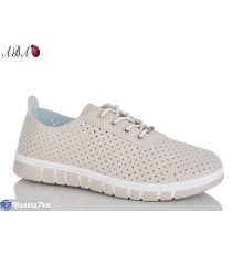 Кросівки жіночі на літо (8 пар р.37-41) бежевий  "Aba"