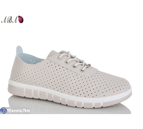 Кросівки жіночі на літо (8 пар р.37-41) бежевий  "Aba"