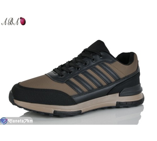 Кросівки чоловічі на весну/осінь (8 пар р.41-46) коричневий  "Aba"