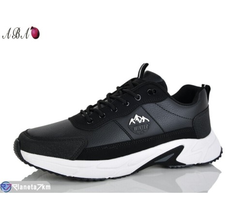 Кросівки чоловічі на весну/осінь (8 пар р.41-46) чорний  "Aba"