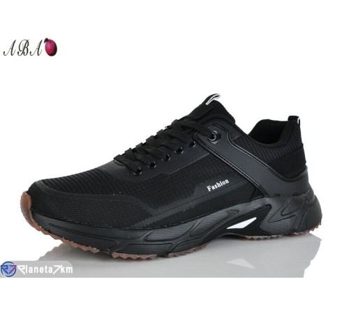 Кросівки чоловічі на весну/осінь (8 пар р.41-46) чорний  "Aba"