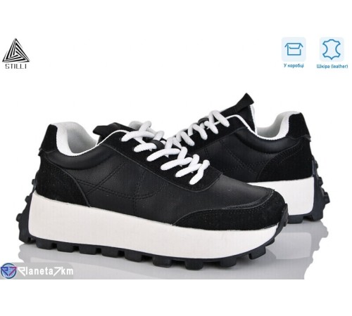 Кросівки жіночі на весну/осінь (8 пар р.36-41) чорний  "STILLI Group"