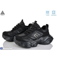 Кросівки жіночі на весну/осінь (8 пар р.36-41) чорний  "STILLI Group"