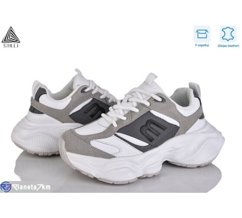 Кросівки жіночі на весну/осінь (8 пар р.36-41) білий  "STILLI Group"