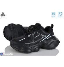 Кросівки жіночі на весну/осінь (8 пар р.36-40) чорний  "STILLI Group"