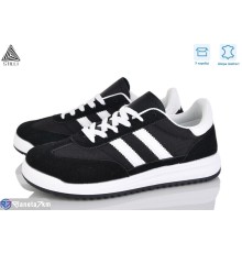 Кросівки жіночі на весну/осінь (8 пар р.36-41) чорний  "STILLI Group"