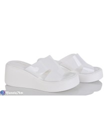 Шлепки жіночі на літо (8 пар р.36-41) білий  "LOREDANA"