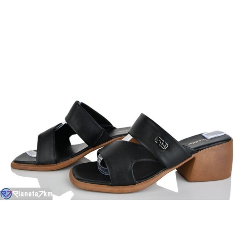 Шлепки жіночі на літо (8 пар р.36-41) чорний  "LOREDANA"