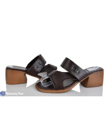 Шлепки жіночі на літо (8 пар р.36-41) коричневий  "LOREDANA"