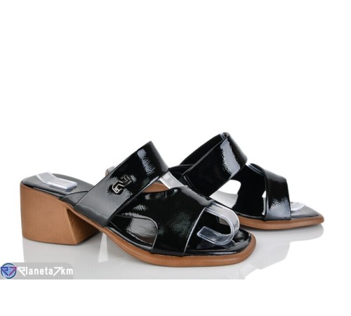 Шлепки жіночі на літо (8 пар р.36-41) чорний  "LOREDANA"