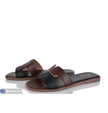 Шлепки жіночі на літо (8 пар р.36-41) коричневий  "LOREDANA"