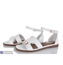 Босоніжки жіночі на літо (8 пар р.36-41) білий  "LOREDANA"