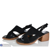 Босоніжки жіночі на літо (8 пар р.36-41) чорний  "LOREDANA"