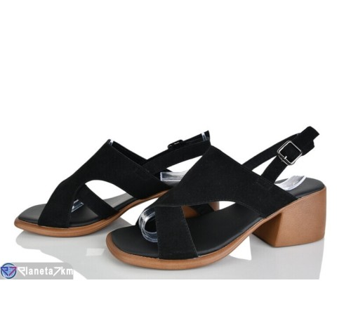 Босоніжки жіночі на літо (8 пар р.36-41) чорний  "LOREDANA"