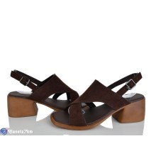 Босоніжки жіночі на літо (8 пар р.36-41) коричневий  "LOREDANA"