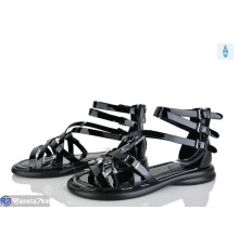 Босоніжки жіночі на літо (8 пар р.36-41) чорний  "LOREDANA"