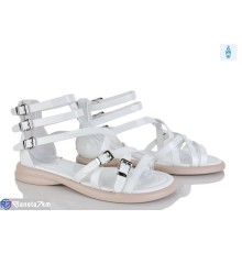 Босоніжки жіночі на літо (8 пар р.36-41) білий  "LOREDANA"