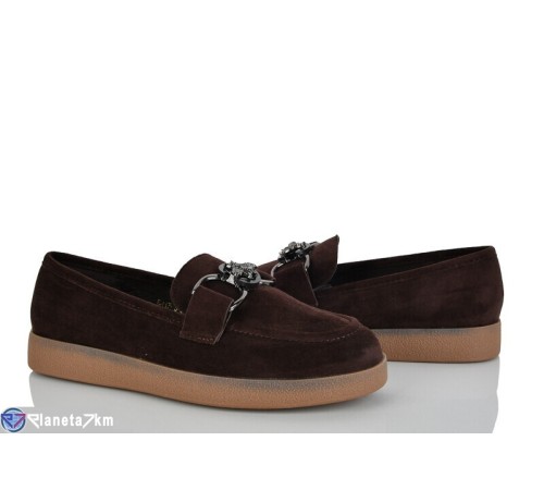 Туфлі жіночі на весну/осінь (8 пар р.36-41) коричневий  "LOREDANA"