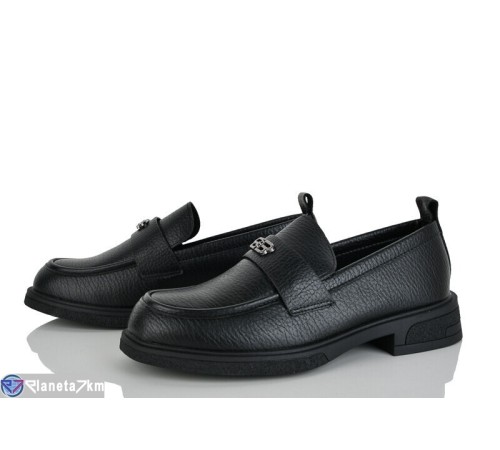 Туфлі жіночі на весну/осінь (8 пар р.36-41) чорний  "LOREDANA"