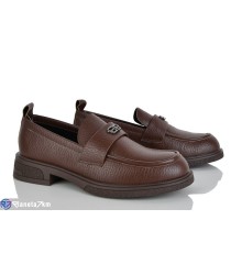 Туфлі жіночі на весну/осінь (8 пар р.36-41) коричневий  "LOREDANA"