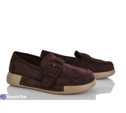 Туфлі жіночі на весну/осінь (8 пар р.36-41) коричневий  "LOREDANA"