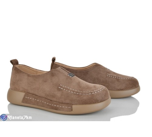 Туфлі жіночі на весну/осінь (8 пар р.36-41) коричневий  "LOREDANA"